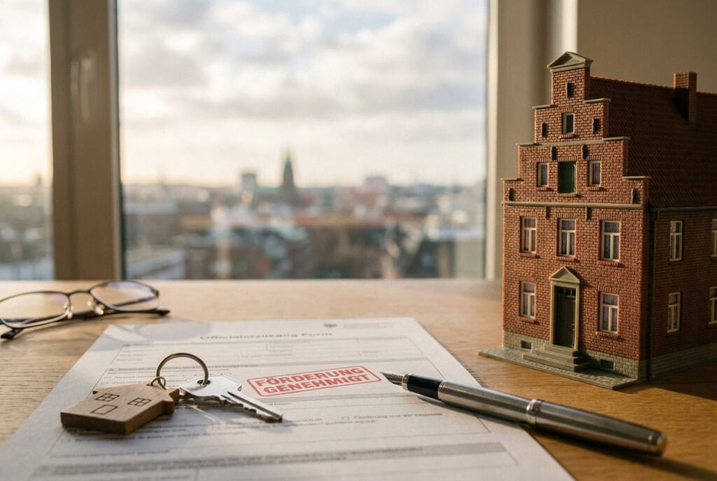Förderprogramme beim Hauskauf in Bremen 2026 sinnvoll nutzen. Bremer Förderhilfen richtig beantragen und genehmigen lassen.
